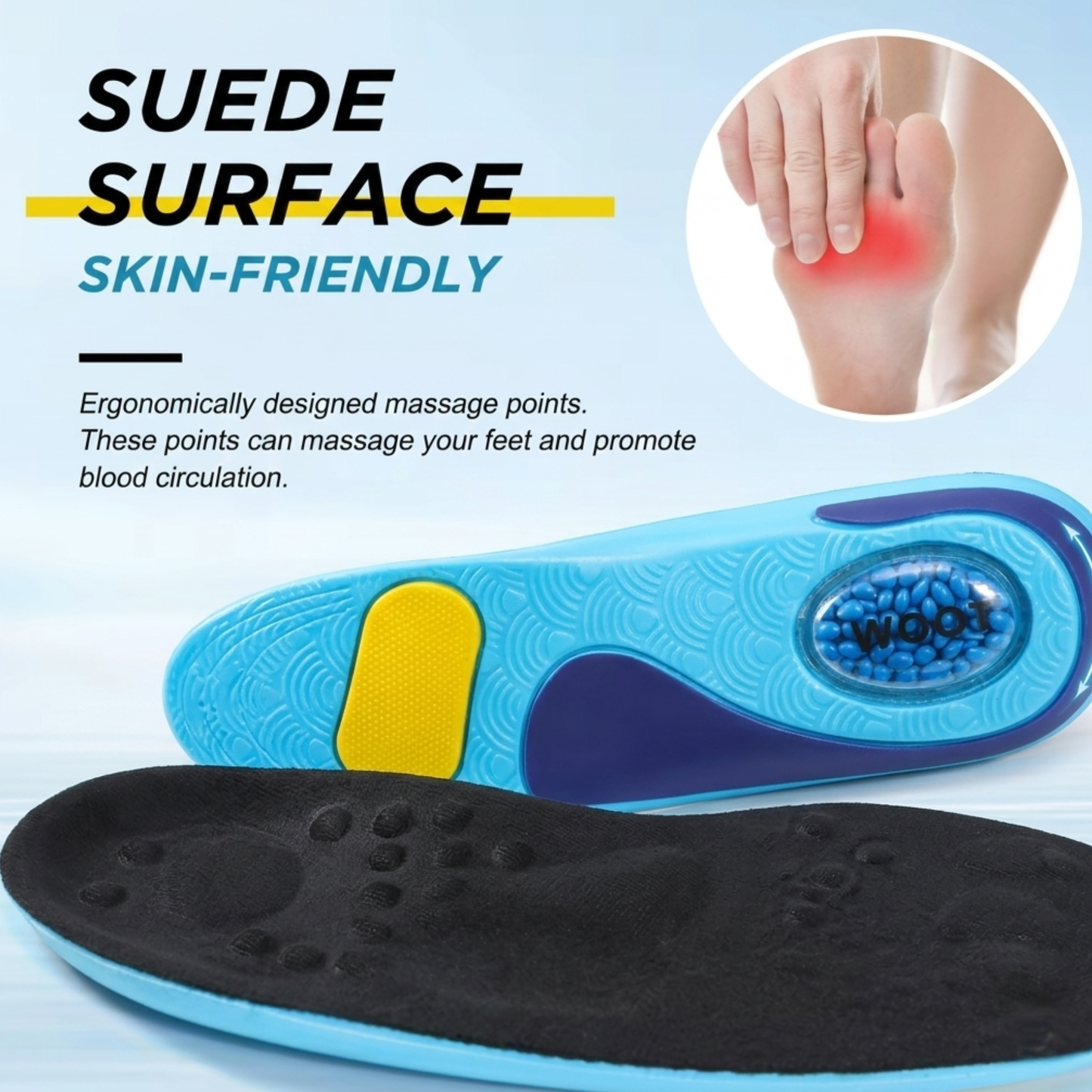 Plantillas Orthea Soporte de Arco para caminar sin dolor todo el día