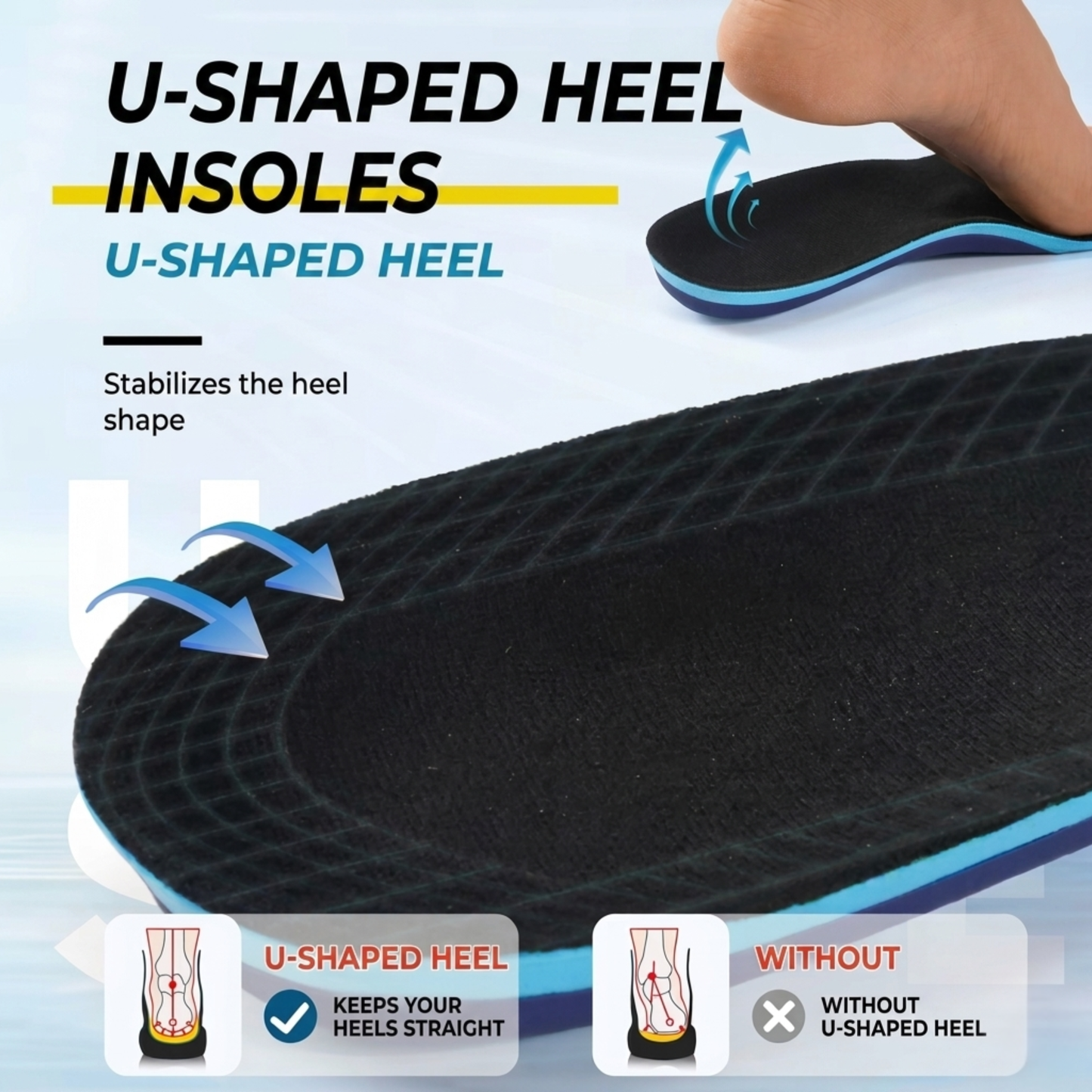 Plantillas Orthea Soporte de Arco para caminar sin dolor todo el día